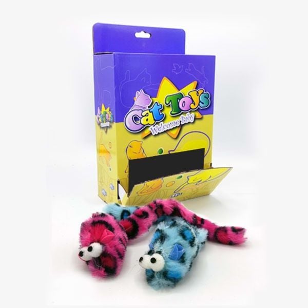 Wonpet 33 Cm 24 Adet Yumuşak Fare Sesli Uzun Kuyruklu | Kedi Fare Oyuncak