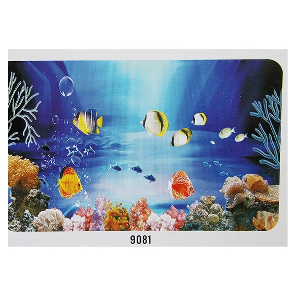 Xiongfa 9081 Deniz Akvaryumu Temalı Arka Fon 50 Cm 15 Mt | Akvaryum Dekor Fon