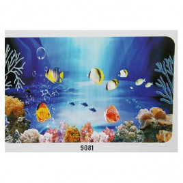 9081 Deniz Akvaryumu Temalı Arka Fonu 40 Cm 15 Mt | Akvaryum Dekor Fon