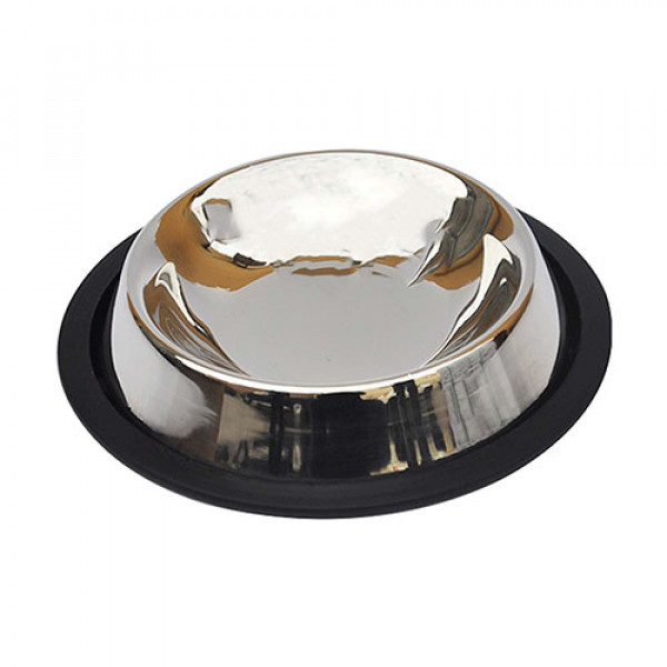 Zampa 24 Oz Kaymaz Tabanlı Oval Mama Su Kabı | Metal Mama Ve Su Kabı