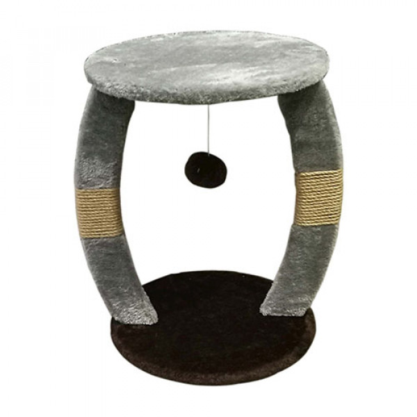 Zampa 29x29x40 Cm Dekoratif Kedi Tırmalama | Platformlu Kedi Tırmalama Tahtası