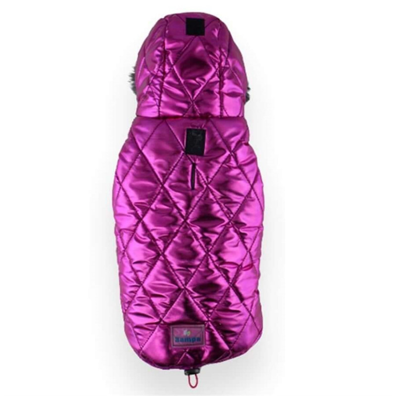 Zampa 4 XL Shiny Kapüşonlu Mont Fuşya | Köpek Kıyafeti Zampa 4 XL Shiny Kapüşonlu Mont Fuşya | Köpek Kıyafeti