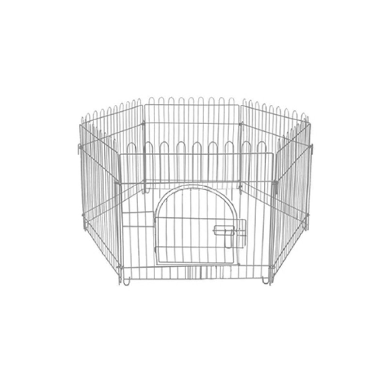 Zampa 60x55 Cm Gri Metal Çit | Köpek Kapısı Zampa 60x55 Cm Gri Metal Çit | Köpek Kapısı