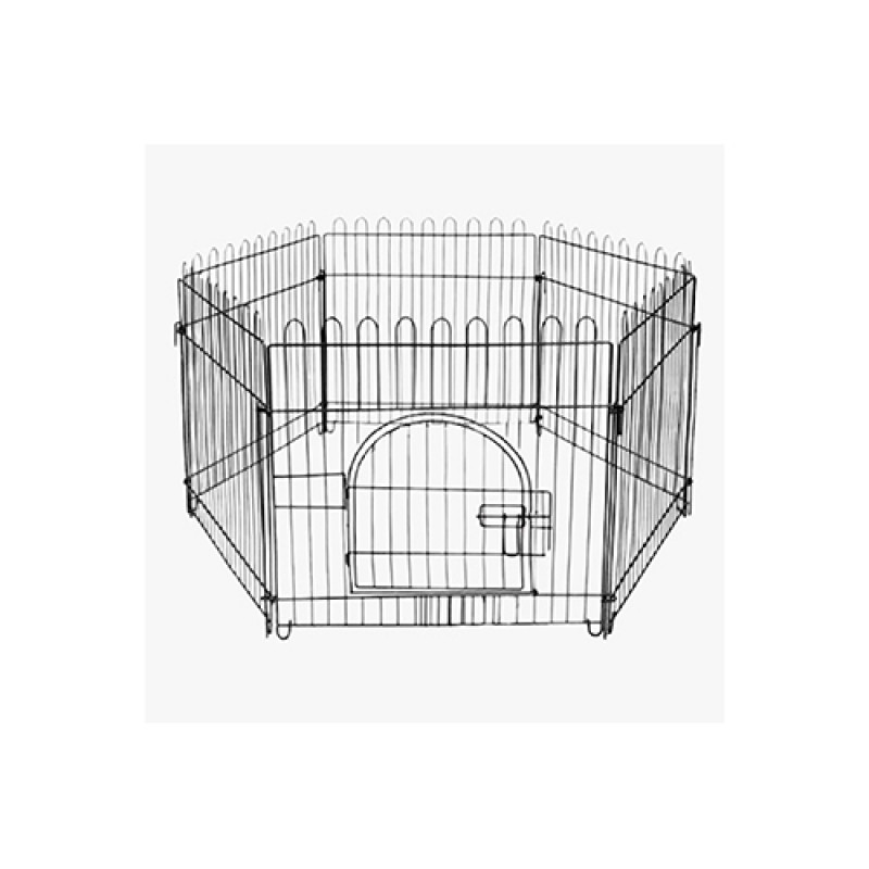 Zampa 60x55 Cm Siyah Metal Çit | Köpek Kapısı Zampa 60x55 Cm Siyah Metal Çit | Köpek Kapısı