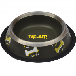 64 Oz Kaymaz Tabanlı Kemik Desenli Mama Su Kabı | Metal Mama Ve Su Kabı 64 Oz Kaymaz Tabanlı Kemik Desenli Mama Su Kabı | Metal Mama Ve Su Kabı