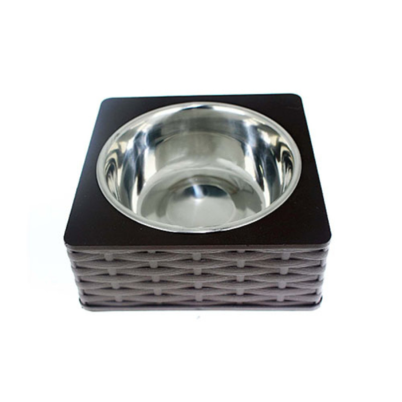 Zampa L Kare Hasır Tekli Mama-Su Kabı | Metal Mama Ve Su Kabı Zampa L Kare Hasır Tekli Mama-Su Kabı | Metal Mama Ve Su Kabı