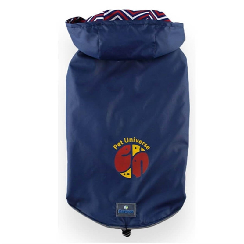 Zampa M Çift Taraflı Yağmurluk Lacivert | Köpek Kıyafeti Zampa M Çift Taraflı Yağmurluk Lacivert | Köpek Kıyafeti