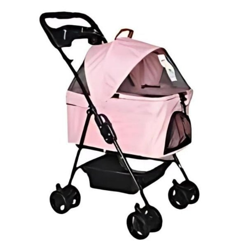 Zampa Verstappen Kedi ve Köpek Arabası Pembe 45x64x96 Cm | Köpek Taşıma Çantası Ve Kafes Zampa Verstappen Kedi ve Köpek Arabası Pembe 45x64x96 Cm | Köpek Taşıma Çantası Ve Kafes