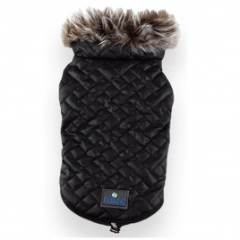 XL Supreme Yakalı Kürklü Mont Siyah | Köpek Kıyafeti XL Supreme Yakalı Kürklü Mont Siyah | Köpek Kıyafeti