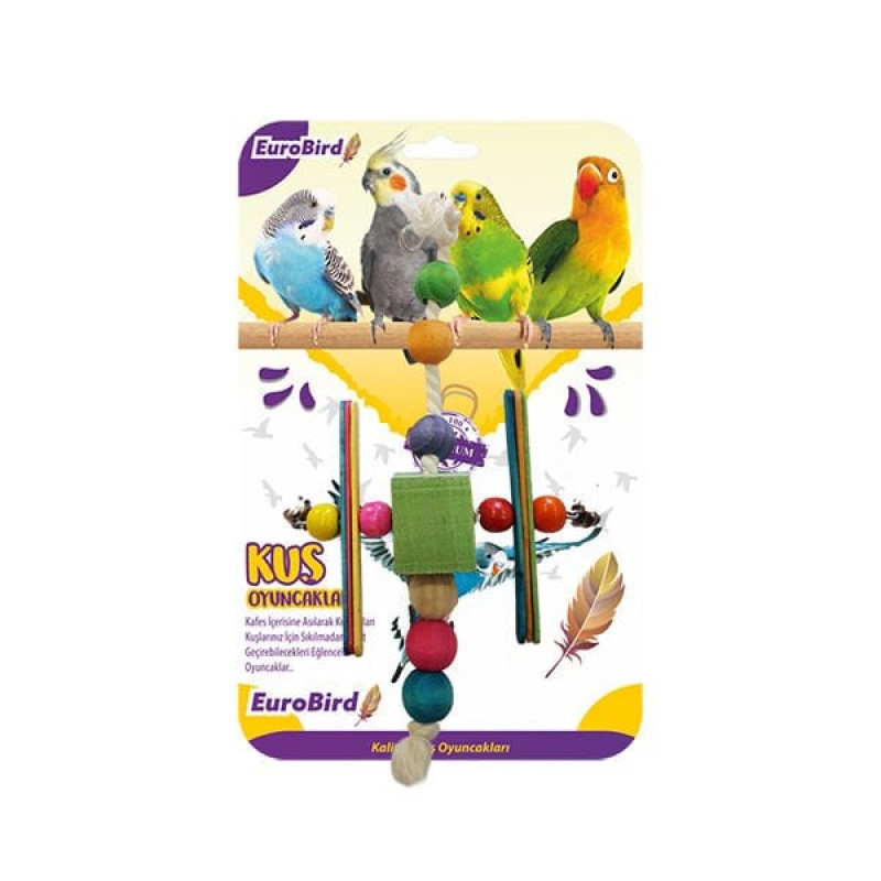 Euro Bird H Şeklinde Oyuncak Renkli | Kuş Salıncağı Euro Bird H Şeklinde Oyuncak Renkli | Kuş Salıncağı
