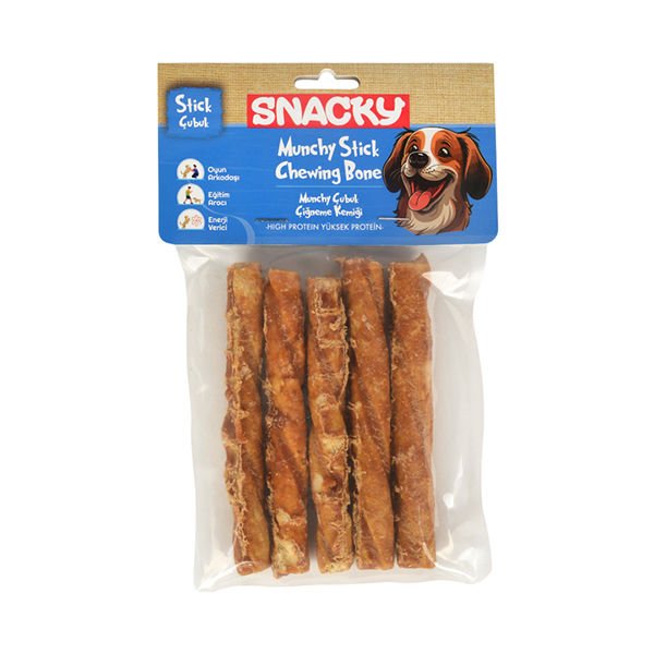 Snacky 100 Gr Munchy Stick | Köpek Kemik Ödül Maması