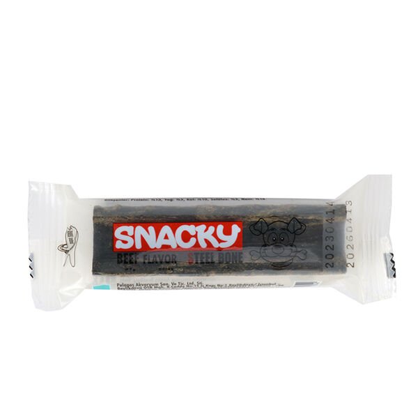 Snacky 46 Gr Steel Bone Biftek | Köpek Atıştırmalık Ödül Maması