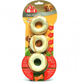 8in1 Delights Meaty Chewy Rings | Düğümlü Köpek Çiğneme Kemiği 8in1 Delights Meaty Chewy Rings | Düğümlü Köpek Çiğneme Kemiği