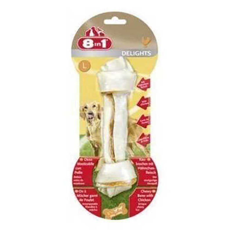 8in1 L Delights Chicken Bone | Düğümlü Köpek Çiğneme Kemiği 8in1 L Delights Chicken Bone | Düğümlü Köpek Çiğneme Kemiği