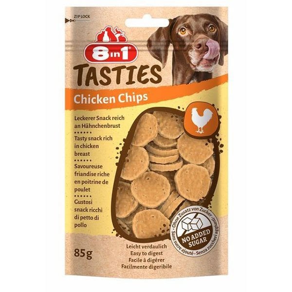 8in1 Tasties Chicken Chips | Köpek Atıştırmalık Ödül Maması