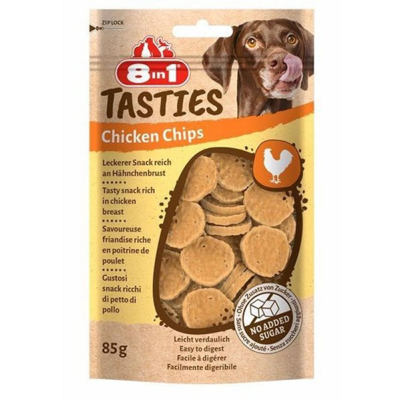8in1 Tasties Chicken Chips | Köpek Atıştırmalık Ödül Maması 8in1 Tasties Chicken Chips | Köpek Atıştırmalık Ödül Maması