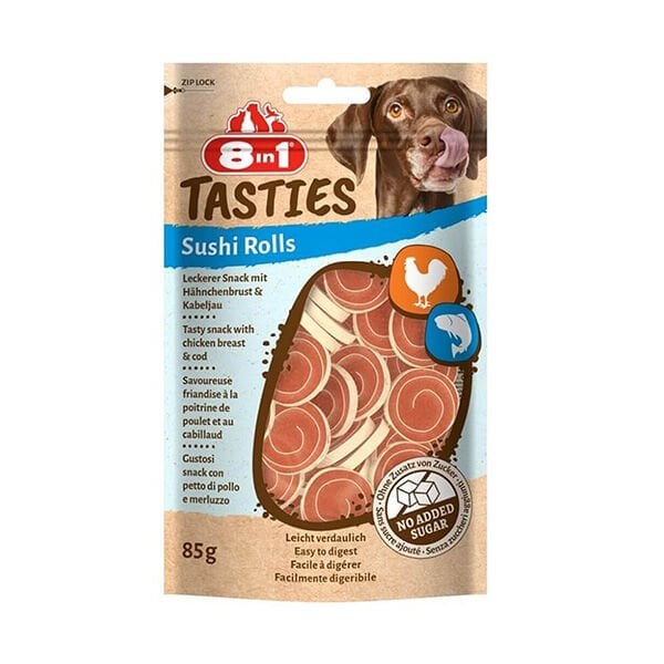 8in1 Tasties Sushi Rolls | Köpek Atıştırmalık Ödül Maması
