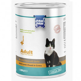 Pawpaw 400 Gr Kuzu Etli Soslu Yetişkin | Yetişkin Kedi Maması Pawpaw 400 Gr Kuzu Etli Soslu Yetişkin | Yetişkin Kedi Maması