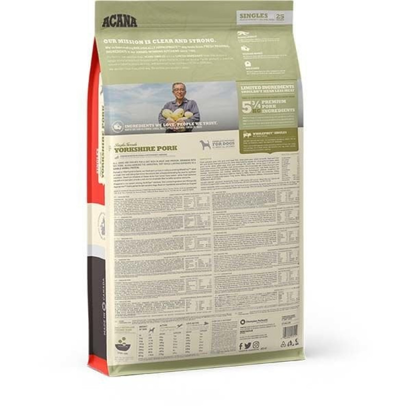 Acana 11,4 Kg Singles Yorkshire Pork | Yetişkin Köpek Kuru Maması