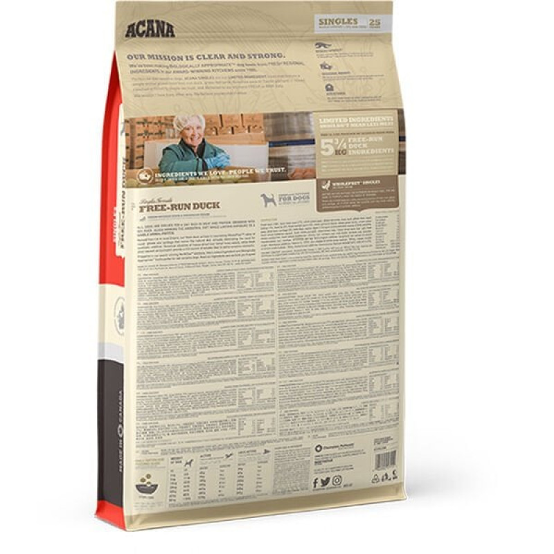 Acana 2 Kg Singles Free-Run Duck | Yetişkin Köpek Kuru Maması