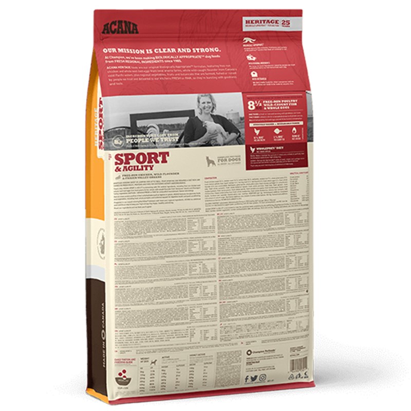 Acana 17 Kg Heritage Sport & Agility | Yetişkin Köpek Kuru Maması