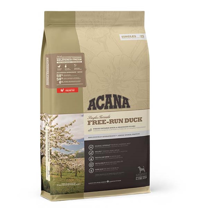 Acana 11,4 Kg Singles Free-Run Duck | Yaşlı Köpek Kuru Maması Acana 11,4 Kg Singles Free-Run Duck | Yaşlı Köpek Kuru Maması