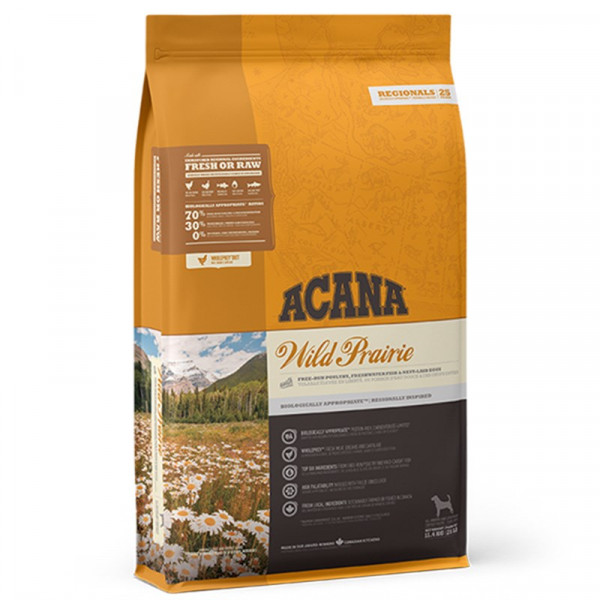 Acana 11,4 Kg Wild Prairie Tavuklu ve Göl Balıklı Tahılsız | Tahılsız Kuru Köpek Maması