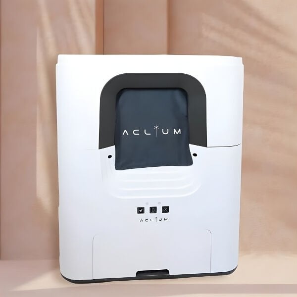 Aclium Otomatik Kedi Tuvaleti 55x57x65 Cm Beyaz