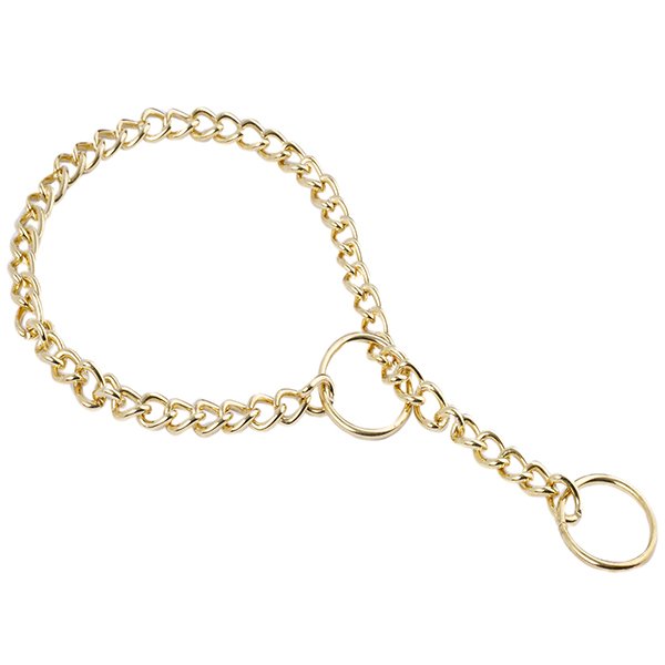 Actirex 3x40 Cm Boğma Zincir Gold | Köpek Boyun Tasması