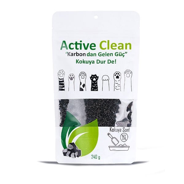 Active Clean 240 Gr Organik Kum Koku Giderici | Leke Ve Koku Giderici