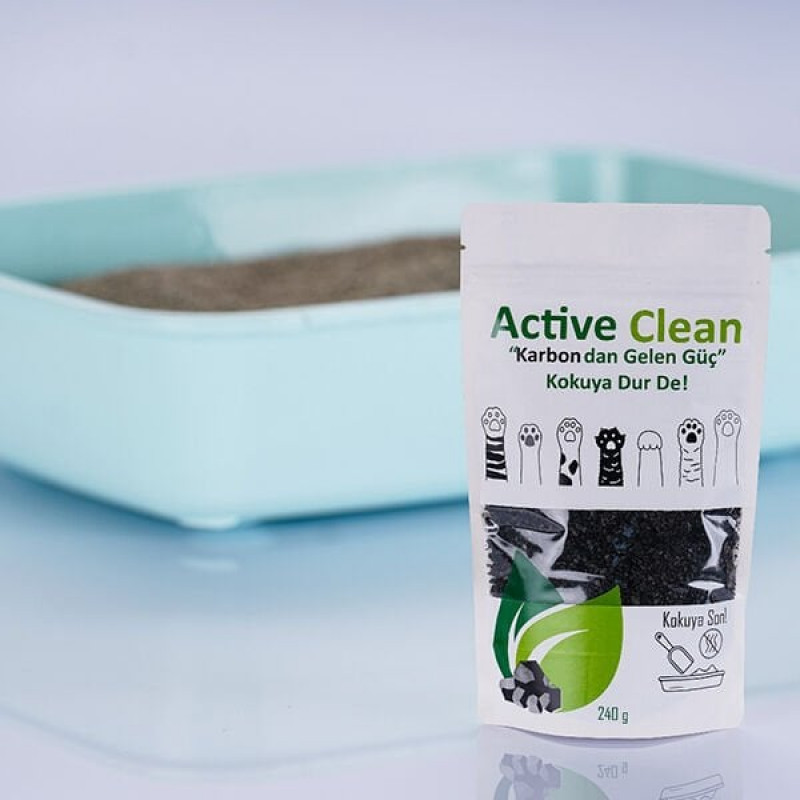 Active Clean 240 Gr Organik Kum Koku Giderici | Leke Ve Koku Giderici