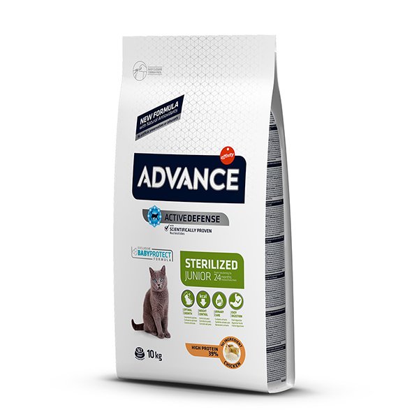 Advance 10 Kg Junior Sterilised Tavuklu Kısırlaştırılmış | Kısırlaştırılmış Kedi Maması