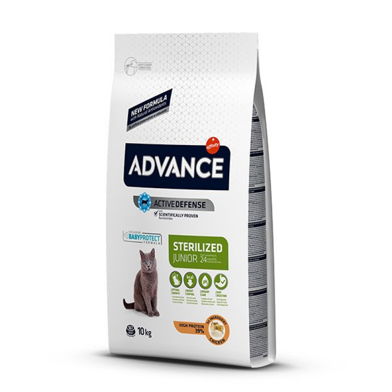 Advance 10 Kg Junior Sterilised Tavuklu Kısırlaştırılmış | Kısırlaştırılmış Kedi Maması Advance 10 Kg Junior Sterilised Tavuklu Kısırlaştırılmış | Kısırlaştırılmış Kedi Maması