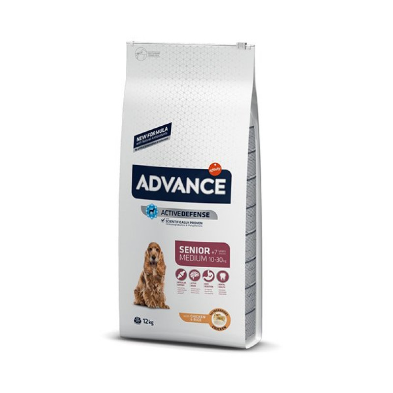 Advance 12 Kg Senior Medium Tavuklu Orta Irk Yaşlı | Yaşlı Köpek Kuru Maması Advance 12 Kg Senior Medium Tavuklu Orta Irk Yaşlı | Yaşlı Köpek Kuru Maması