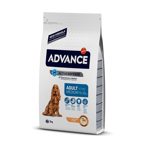 Advance 3 Kg Adult Medium Tavuklu Orta Irk Yetişkin | Yetişkin Köpek Kuru Maması