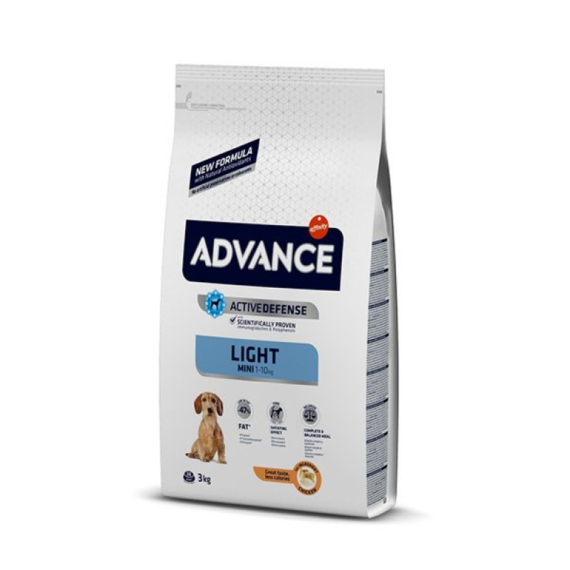 Advance 3 Kg Light Mini Tavuklu Küçük Irk Diyet | Köpek Diyet Light Kuru Mama Advance 3 Kg Light Mini Tavuklu Küçük Irk Diyet | Köpek Diyet Light Kuru Mama