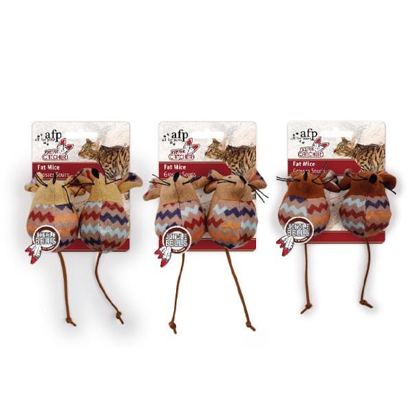 Afp 2 Adet Tombul Fare Peluş | Kedi Fare Oyuncak