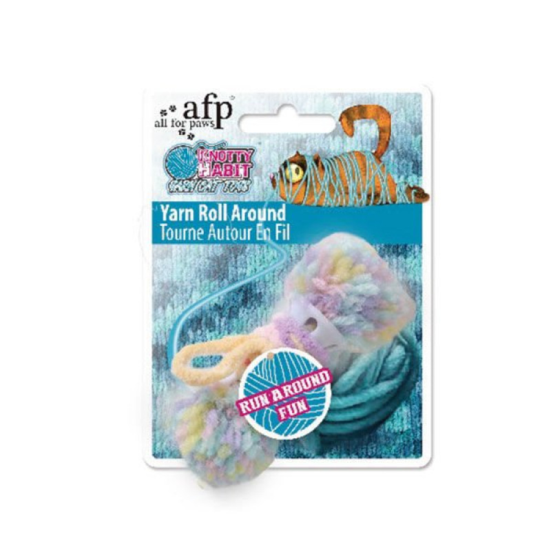 Afp Knotty Habit Yumak Papyon Renkli | Peluş Kedi Oyuncağı Afp Knotty Habit Yumak Papyon Renkli | Peluş Kedi Oyuncağı
