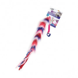 Lastikli Tırtıl Kırmızı | Peluş Kedi Oyuncağı Lastikli Tırtıl Kırmızı | Peluş Kedi Oyuncağı