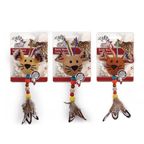 Afp Tüylü Fare | Peluş Kedi Oyuncağı