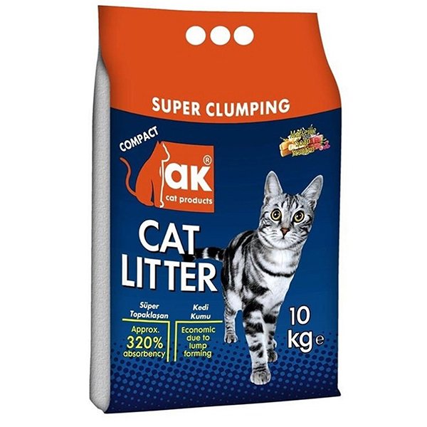 Akkum 10 Kg Ince Taneli  Marsilya Sabunu Kokulu Kedi Kumu | Kedi Kumu Koku Giderici