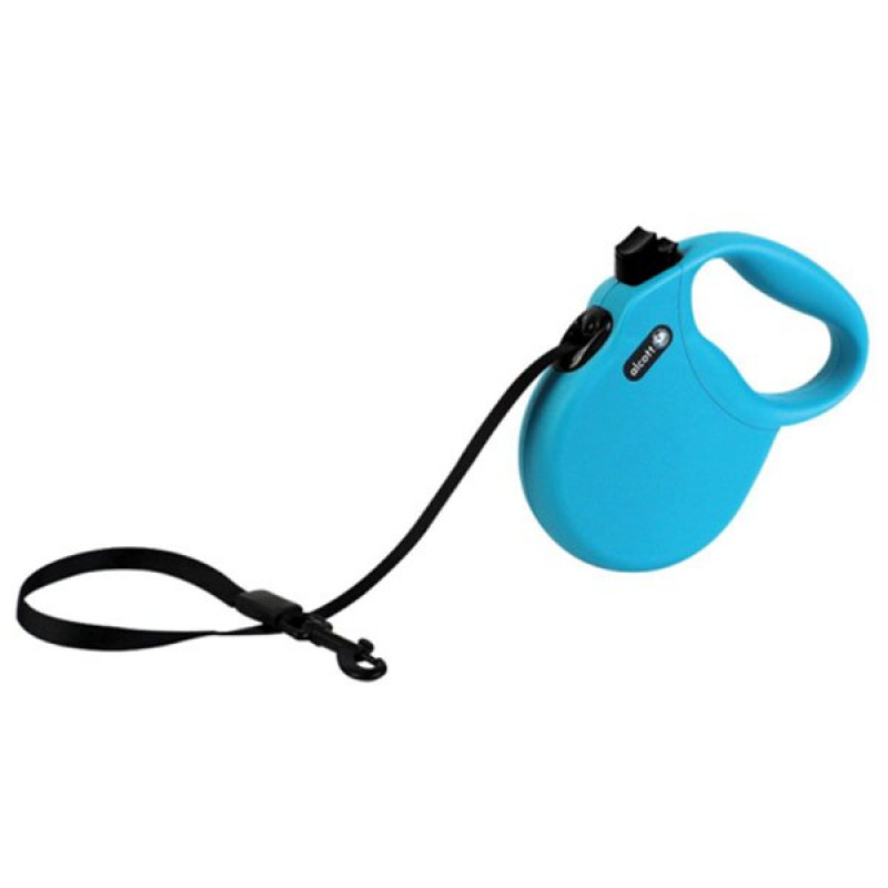 Alcott 5M Wanderer Otomatik Şerit Gezdirme Tasması (L) Mavi | Köpek Gezdirme Tasması