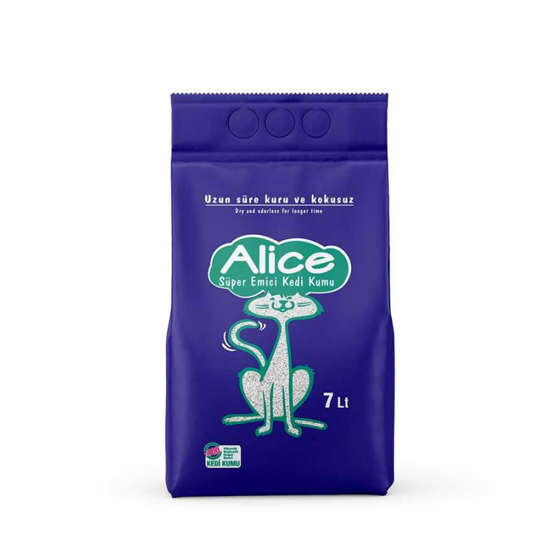 Alice 7 Lt Süper Emici Kedi Kumu | Doğal Kedi Kumu Alice 7 Lt Süper Emici Kedi Kumu | Doğal Kedi Kumu