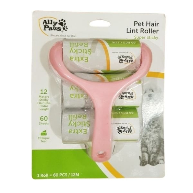 Ally Paws Kedi ve Köpek Tüy Toplama Rulosu 60 Yaprak | Kedi Tüy Toplayıcı