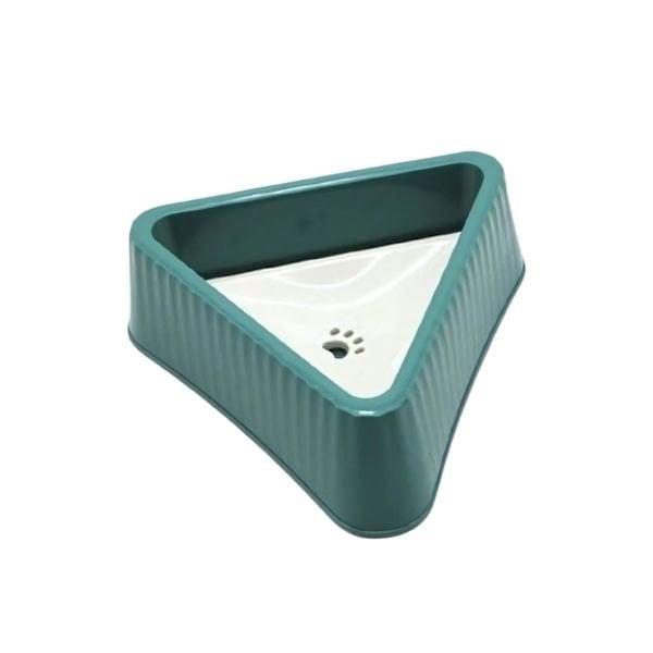 Ally Paws Single Üçgen Kedi ve Köpek Mama ve Su Kabı 900 Ml | Metal Mama Ve Su Kabı