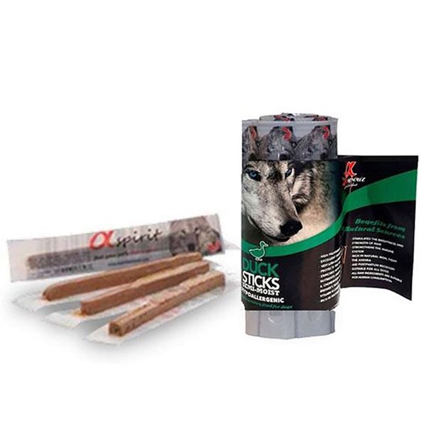 Alpha Spirit 16 Adet Ördekli Sticks 10 Gr | Köpek Kemik Ödül Maması