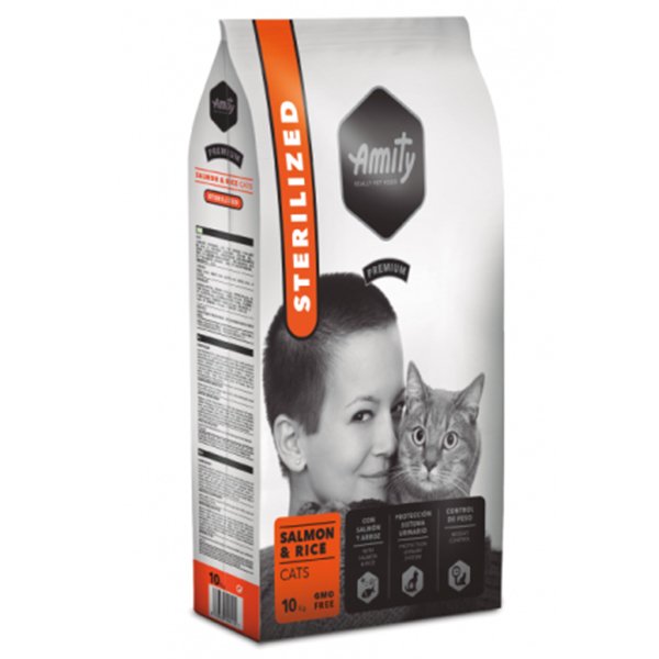 Amity Premium 10 Kg Somonlu Kısırlaştırılmış Yetişkin | Somonlu Kedi Kuru Maması