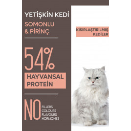 Sterilised Somonlu Kısırlaştırılmış 1.5 Kg Kedi Maması 
