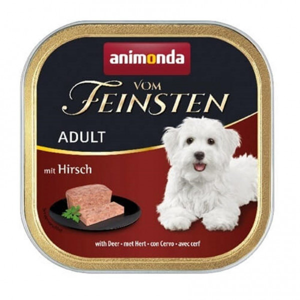 Animonda 150 Gr Vom Feinsten Geyik Etli Yetişkin | Yetişkin Köpek Konserve Maması