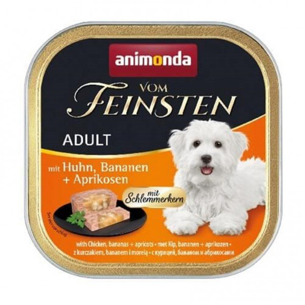 Animonda 150 Gr Vom Feinsten Tavuklu Muzlu Ve Kayısılı Yetişkin | Yetişkin Köpek Konserve Maması